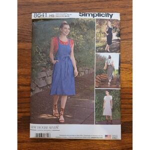 Simplicity 8641 Sew House Seven Misses Jumper Skirt Sewing Pattern Size 6-14 New